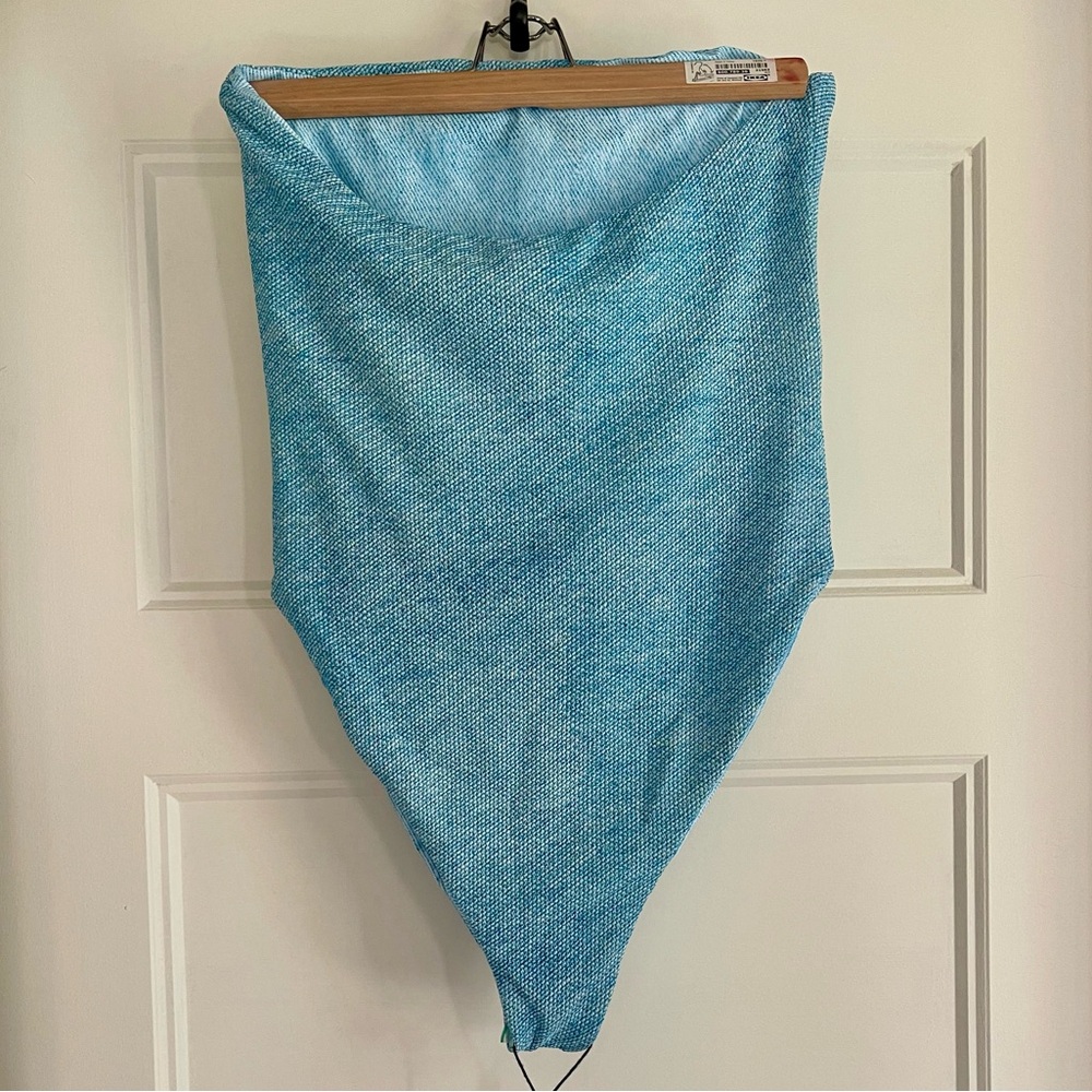 NWT - Skatie Blue Jean One Piece Swimsuit - Picture 5 of 9